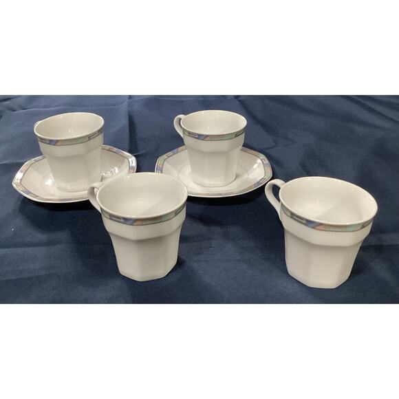 Christopher Stuart SOUTHWEST Cups & Saucers - 6 Piece Set - Picture 6 of 10